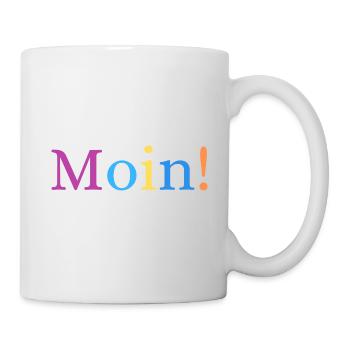 Moin! - Tasse - Weiß - Rechts