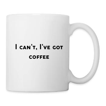 Lustiges Café-Design - Tasse - Weiß - Rechts