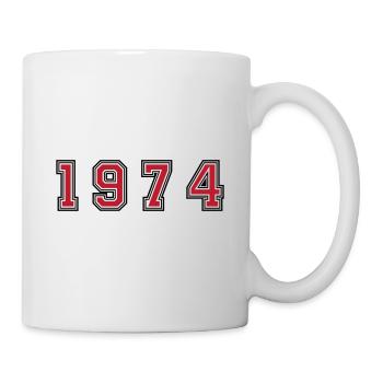 1974 year number - Mug - white - Right