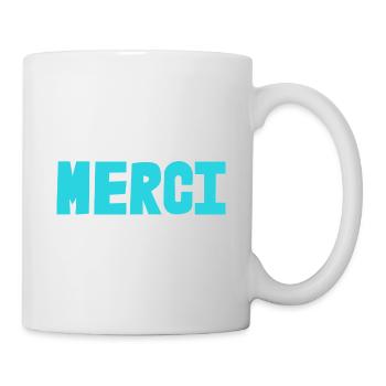 MERCI. MAÎTRESSE. MAÎTRE. MERCI MAÎTRESSE. MAITRE - Mug blanc - blanc - Droite