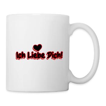 I Love You Saying Valentine's Day - Mug - white - Right