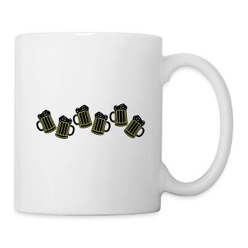 Beer Beer Mug Symbol Booze Beer Glass - Mug - white - Right
