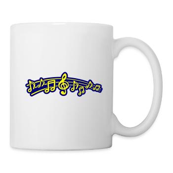 Musical Notes Symbol Music - Mug - white - Right