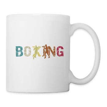 Boxe - Mug blanc - blanc - Droite