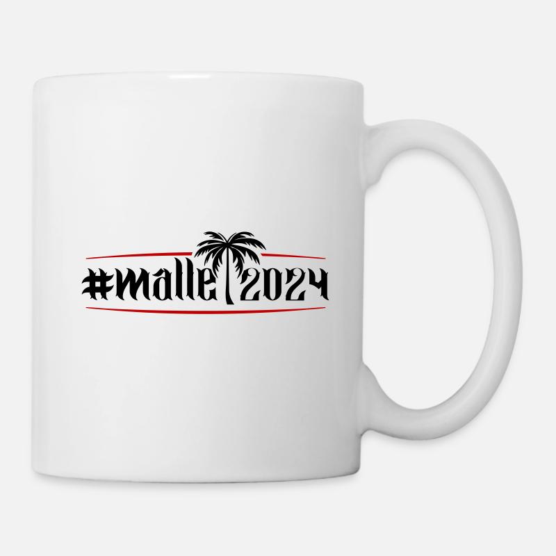 Malle 2024 Mallorca Reise - Tasse - Weiß