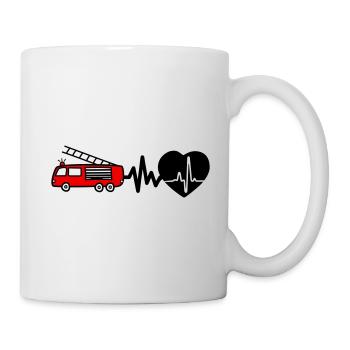 Fire Truck Gift for Firefighter Fans - Mug - white - Right