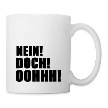 Non, mais Oohhh [noir] - Mug blanc - blanc - Droite