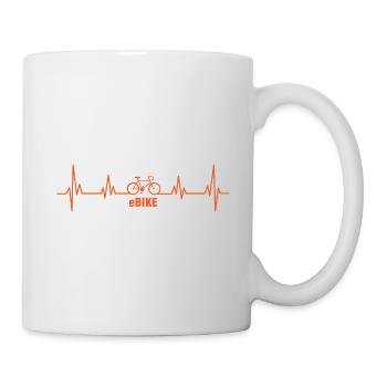 Puls Bike Cadeau Cycliste Sport - Mug blanc - blanc - Droite