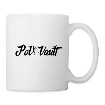 Pole vault sports athlete - Mug - white - Right