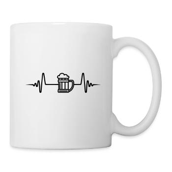 Beer Icon puls - Mug - white - Right