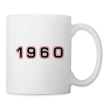 Numéro de l’année 1960 - Mug blanc - blanc - Droite