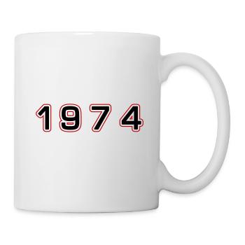1974 Year Number - Mug - white - Right