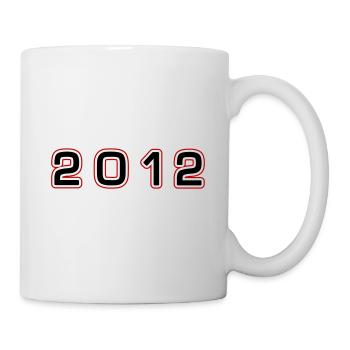 Numéro de l’année 2012 - Mug blanc - blanc - Droite