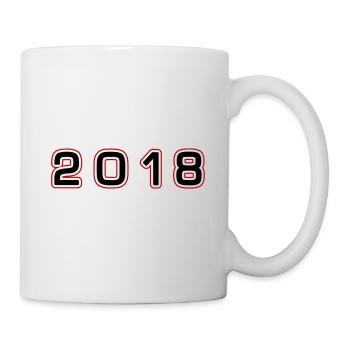 2018 year number - Mug - white - Right