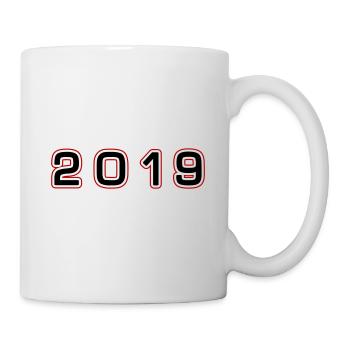 2019 Year Number - Mug - white - Right