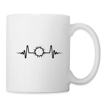 Dornenkrone Jesus Puls - Tasse - Weiß - Rechts
