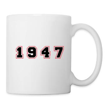 1947 Year Number - Mug - white - Right