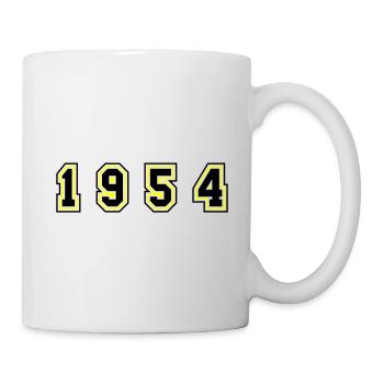 1954 Year Number - Mug - white - Right