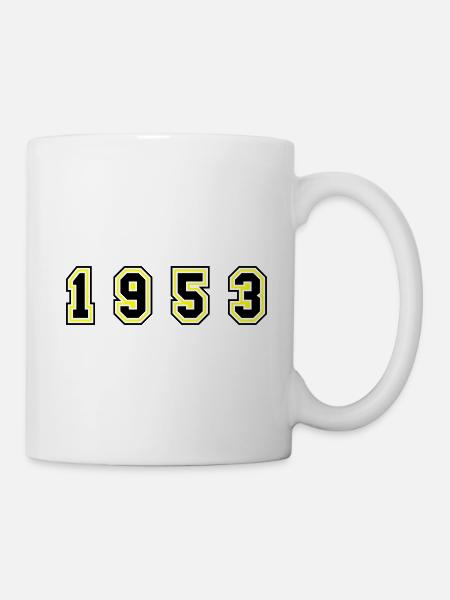 Numéro de l’année 1953 - Mug blanc - blanc
