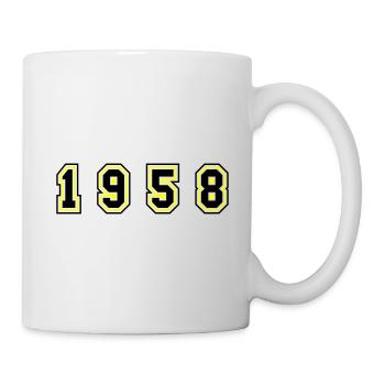1958 Year Number - Mug - white - Right