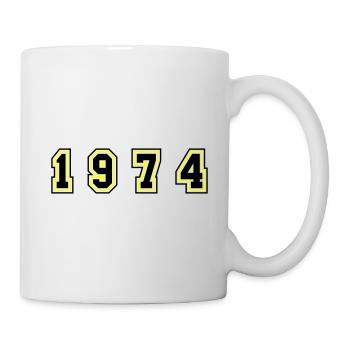 1974 Year Number - Mug - white - Right