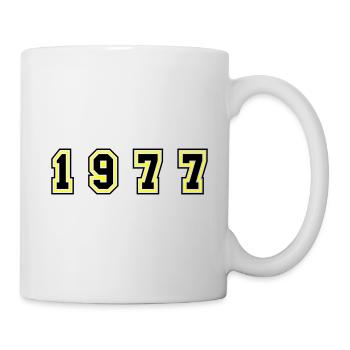 Numéro de l’année 1977 - Mug blanc - blanc - Droite