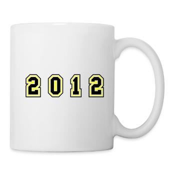 Numéro de l’année 2012 - Mug blanc - blanc - Droite