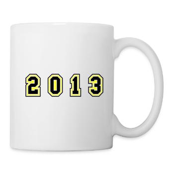 2013 Year Number - Mug - white - Right