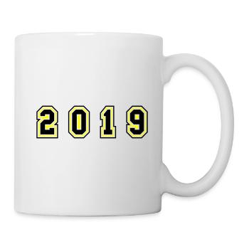 2019 Year Number - Mug - white - Right