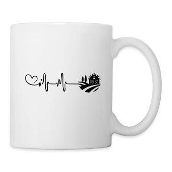 Farm Pulse Heart Love - Mug - white - Right