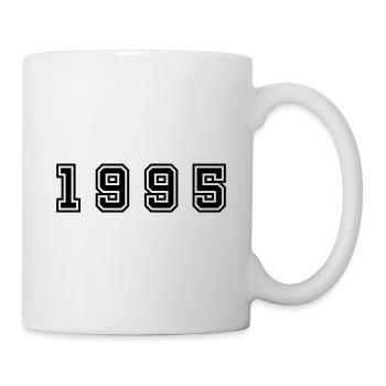 1995 Year Number - Mug - white - Right