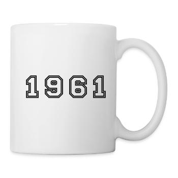 1961 Year Number - Mug - white - Right