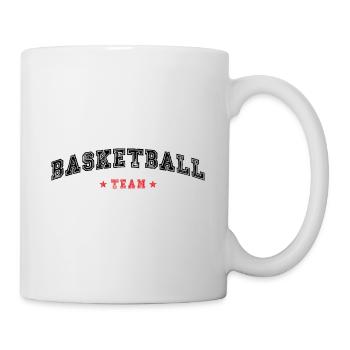 Équipe de basket-ball - Mug blanc - blanc - Droite