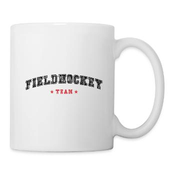 Équipe de hockey sur gazon - Mug blanc - blanc - Droite