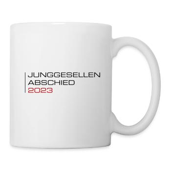 Junggesellen Abschied 2023 - Tasse - Weiß - Rechts