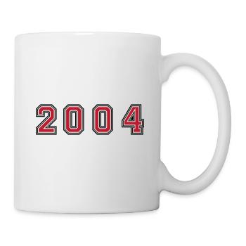 2004 year number - Mug - white - Right