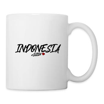 Indonésie 2024 Coeur - Mug blanc - blanc - Droite