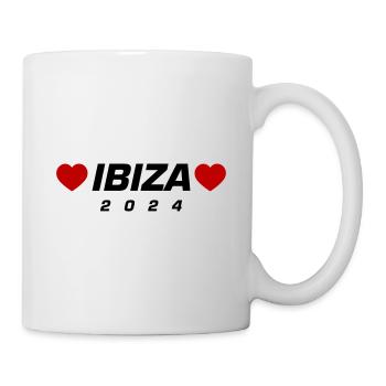 Ibiza 2024 Heart - Mug - white - Right