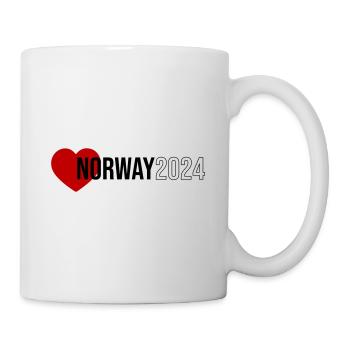 Norway 2024 Heart Holiday - Mug - white - Right