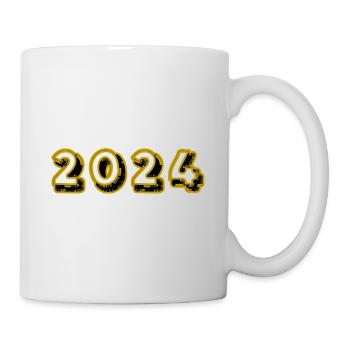 BONNE ANNEE. SAINT SYLVESTRE. NOUVELLE ANNÉE - Mug blanc - blanc - Droite