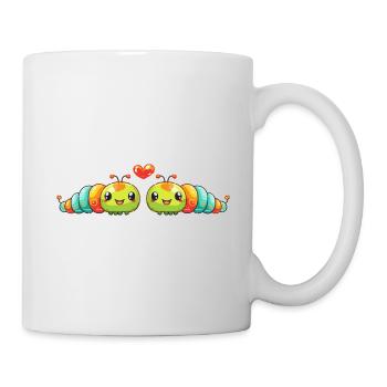 Ver Couple Amoureux Animal Saint Valentin - Mug blanc - blanc - Droite