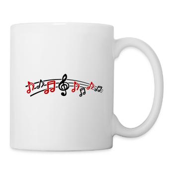 Sheet Music Music - Mug - white - Right