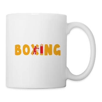 Boxe - Mug blanc - blanc - Droite