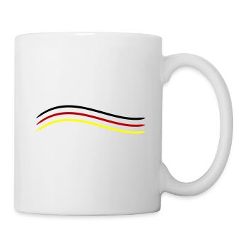 Germany flag icon line - Mug - white - Right