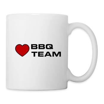 BBQ Grill Team Heart - Mug - white - Right