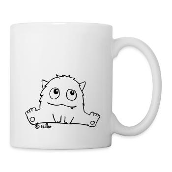 Cute Little Baby Monsta - Tasse - Weiß - Rechts