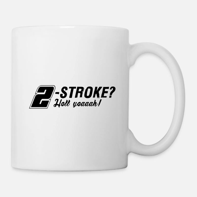 Zweitakt-Liebe 2-Takt 2-Stroke Motor - Tasse - Weiß