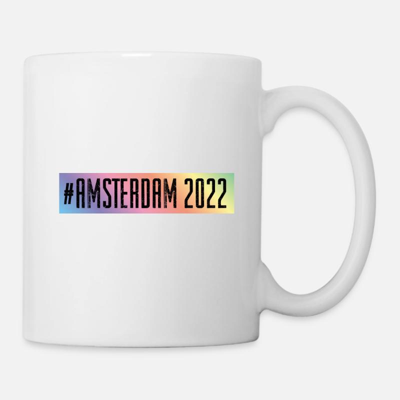 Amsterdam 2022 - Mug blanc - blanc