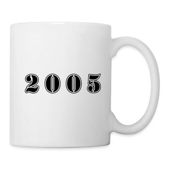 2005 year birthday - Mug - white - Right