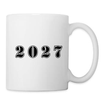 2027 year birthday - Mug - white - Right
